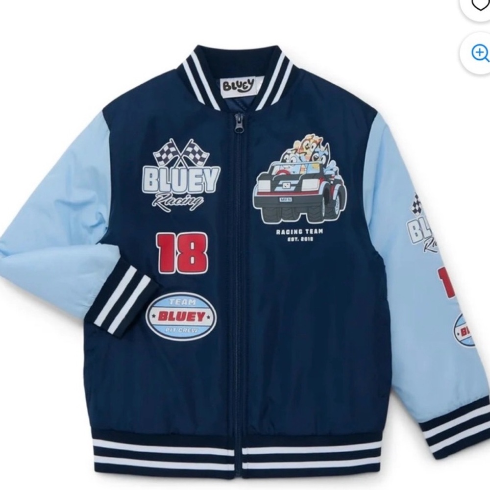Bluey Racing Team Bomber Jacket